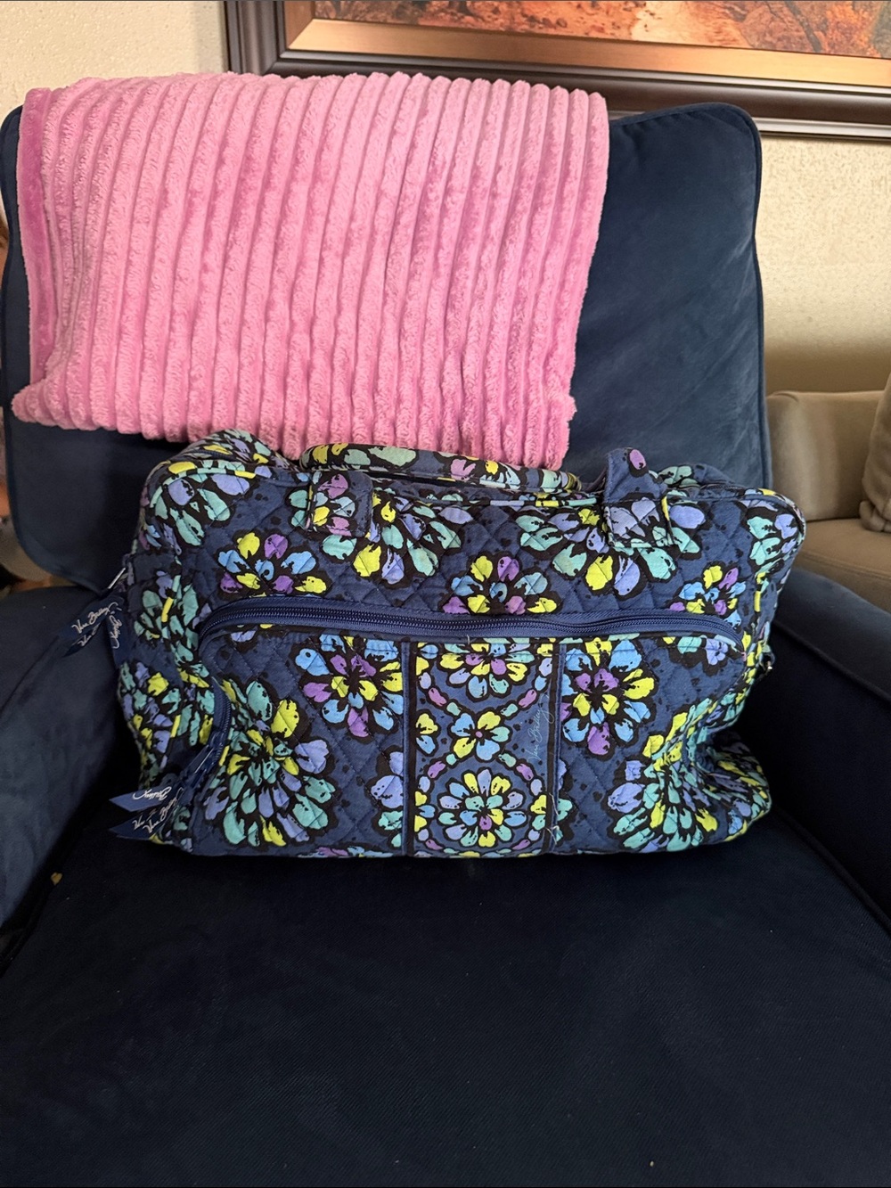 Vera Bradley duffle bag (retired) Indigo